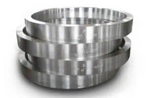 A Stack of Four Ring Forgings