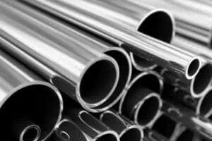 Stack of Titanium Inconel Tubing