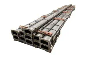 Stack of Heat Resistant Cylindrical Castings