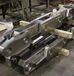 Ferralloy ships forged and completely machined Dummy Bar Chain Assembly